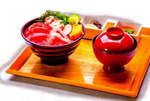 まぐろ３種丼 とろろ添え