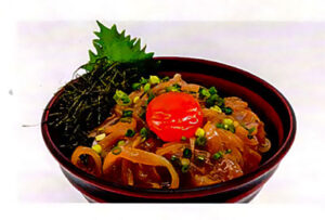 ヤリイカ沖漬け丼