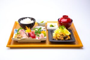 牡蠣バター御膳