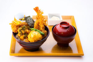 海老野菜上天丼